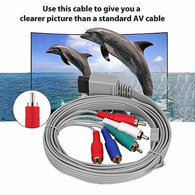 Component HD AV Cable to HDTV EDTV Nintendo Wii and Wii U