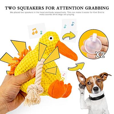 Suertree Squeaky Dog Toys for Aggressive Chewer, Interactive Puppy Toys for Small  Dogs, Duck, Chicken, Bird Dog Plush Toys, Medium Dog Birthday Toy with  Crinkle Paper, Dog Rope Toys, Dog (Medium) 