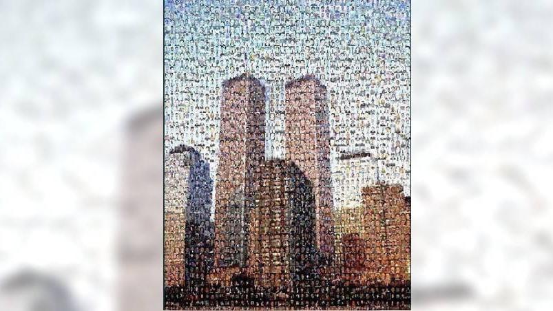 911恐攻事件20周年　推特流傳3000罹難者組成的默哀圖