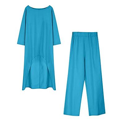 Deals of The Day Lightning Prime Today Womens Pants Dressy Casual Work  Cotton Linen Straight Leg Drawstring Elastic Waist Loose Comfy Palazzo  Trousers with Pockets Clearance Items - Yahoo Shopping