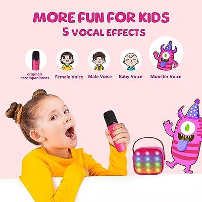 YLL Kids Karaoke Machine Portable Bluetooth Speaker with Wireless