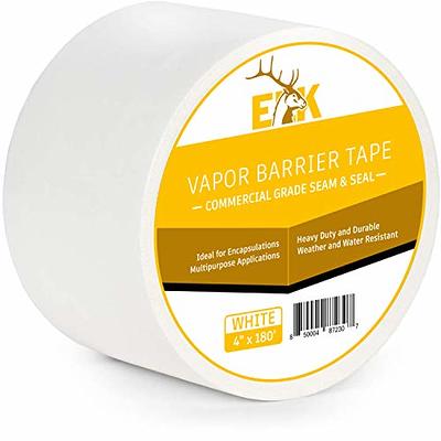 WOD GTC12 Gaffer Tape, White Low Gloss Finish Film, 1.5 inch x 60 yds.  Residue Free, Non Reflective Cloth Fabric, Secure Cords, Water Resistant