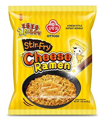 OTTOGI] Stir Fry Cheese Ramen, KOREAN STYLE INSTANT NOODLE, Rich