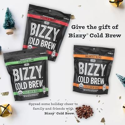 Bizzy Cold Brew Coffee, Decaf Blend, Coarse Ground Coffee, Specialty  Grade, 100% Arabica