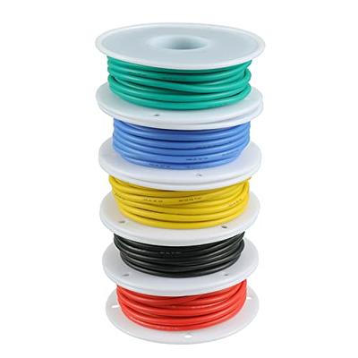 BOJACK 18 AWG Flexible Silicone Wire Electric Wire Hook up Wire Kit 300V Cables  with Plus 20 φ3mm Heat Shrink Tubings and a Mini Wire Stripper(5 Colors 16.4Ft  Each Color, 18AWG) - Yahoo Shopping