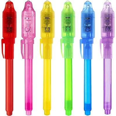 CREVENT Mini Cartoon Invisible Ink Pens with UV Light for Kids, Secret Spy  Pens Boys Girls Birthday Party Favor Halloween, Cute Magic Gifts in Bulk