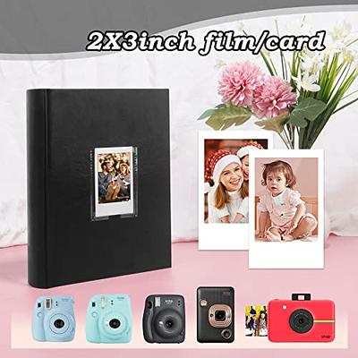 64 Pockets Photo Album with Writing Space, Front Window, 2x3 Inch Polaroid  Photo Albums Compatible with Fujifilm Instax Mini 12 11 9 8 7+ 90 40,  Polaroid 300, K-pop Photocards(Pink) - Yahoo Shopping