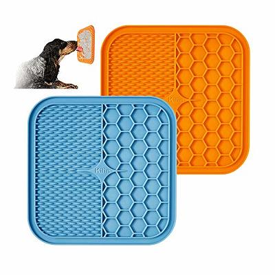 Any Pet - Slow Feeding Mat, Tray, Slow Feeder Dog Bowls, Food Mat for Dog,  Dog Lick Pad Anxiety Relief Feeding Mat with Suction