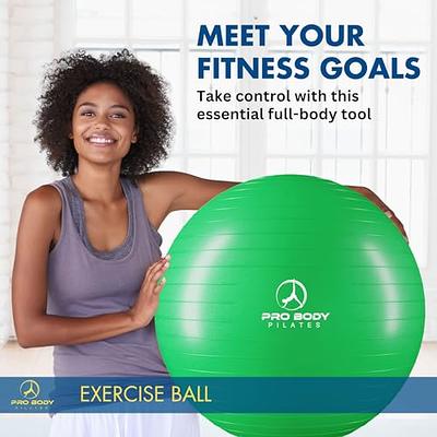  Trideer Extra Thick Yoga Ball Exercise Ball, 5 Sizes Ball  Chair, Heavy Duty Swiss Ball for Balance, Stability, Pregnancy, Physical  Therapy, Quick Pump Included : Sports & Outdoors