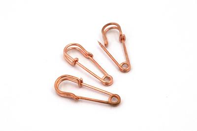 Large Decorative Safety Pins, Gold Safety Pin Brooch