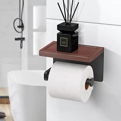 Toilet Paper Holder Free Standing, Toilet Tissue Stand for Bathroom, Black  Floor Tissue Roll Holder with Shlef - Yahoo Shopping