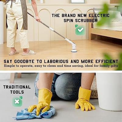 Eletalker Electric Spin Scrubber, Cordless Cleaning Brush with Adjustable  Extension Arm and 4 Replaceable Head, 2 Speeds, Fast Charging, Shower  Scrubber for Bathtub Tile Sink Bathroom Kitchen Grout - Yahoo Shopping