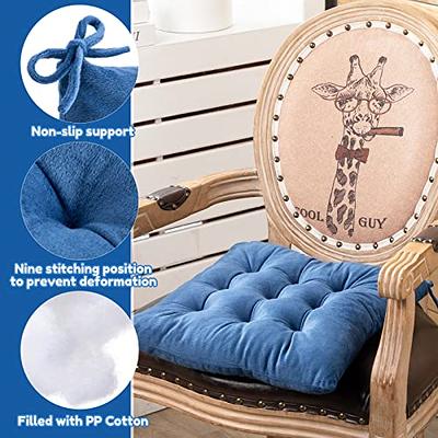 Chair Cushion Pad Round Thick Seat Patio Car Office Dining Home Non-Slip  Mat #A