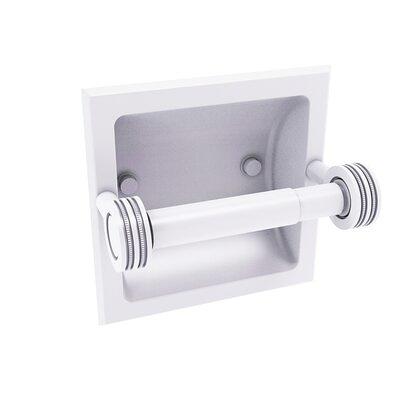 Recessed Mounted Toilet Paper Holder - Brushed Satin Nickel Finish