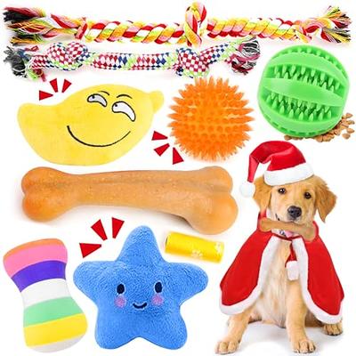 SHARLOVY Dog Ball for Puppy Toys Small Dogs 4 Pack, Squeaky Dog Ball for  Medium Dogs