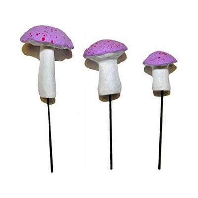 Mini mushrooms fly agaric for decor. Fairy garden mushrooms