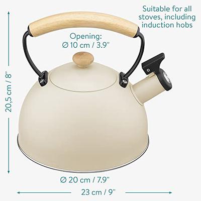 Tea Kettle -2.9 Quart Tea Kettles Stovetop Whistling Teapot Stainless Steel  Tea Pots for Stove Top Whistle Tea Pot - Yahoo Shopping