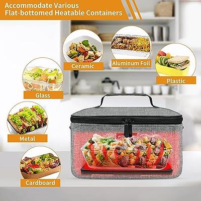 Portable Oven, 110V Portable Food Warmer Personal Portable Oven Mini  Electric Heated Lunch Box for Reheating & Raw Food Cooking in Office, Travel,  Potlucks and Home Kitchen (Gray) - Yahoo Shopping