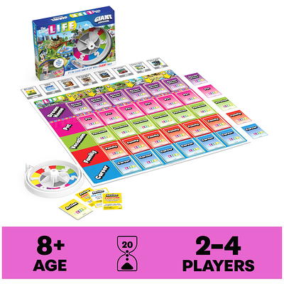 The Game of Life, Board Game for Kids Ages 8 and Up, Game for 2 to