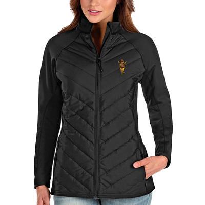 Women's Antigua White Pittsburgh Steelers Altitude Full-Zip Jacket