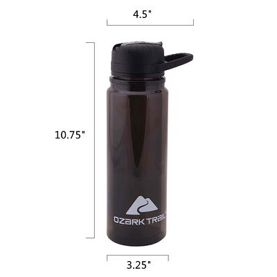 Tasty Kids water bottle 16 oz with Wide Mouth and Flip-Top Lid