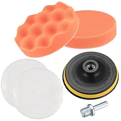 Drill Adapter Polishing Buffer Pad Kit Plastic Set Sponge 3 3in 5