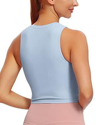 Bestisun Workout Tops for Women Loose fit Racerback Tank Tops Yoga Running  Shirts Dance Tops Medium Black