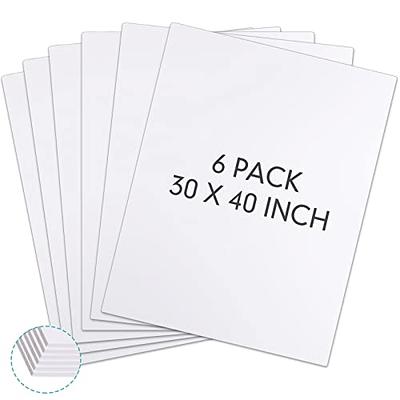 [30pcs] White Foam Board 14 x 11 White Poster Board 3/16 Thick Foam Core Board White Foam Backing Boards for DIY Project Crafts Making Art