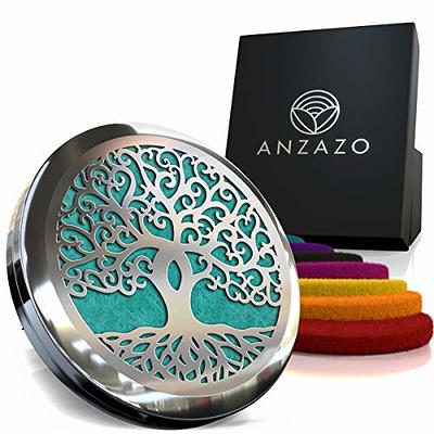 Car Essential Oil Diffuser - 1.5 Magnetic Locket Set with Air Vent Clip -  Best for Aromatherapy - Fragrance Air Freshener, Scents Diffusers - Jewelry  for Car, Tree of Life - Yahoo Shopping