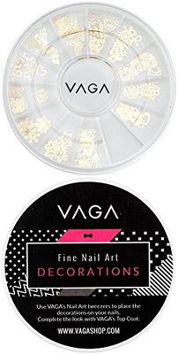 VAGA Nail Rhinestones, 3D Nails Art Accessories Set for Nail