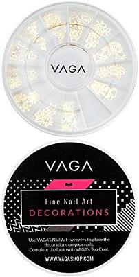 VAGA 120 Gold Metal Manicure Nail Art Wheel Gems Decorations in 12 Designs  - Yahoo Shopping