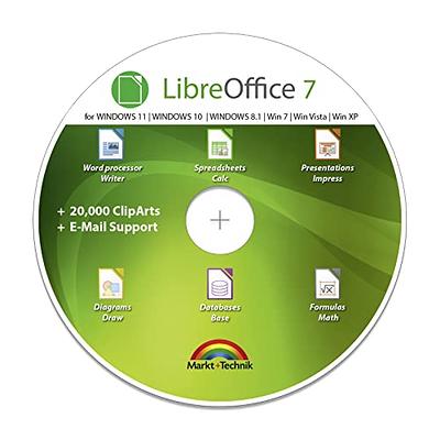 LibreOffice 2024 Compatible avec Microsoft Office 2021, 365, Professional  Plus 2019, Home and Student, Family, Word, Excel, PowerPoint & Adobe PDF 
