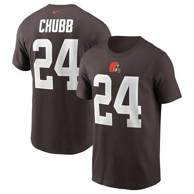 NFL Cleveland Browns (Nick Chubb) Men's Game Football Jersey