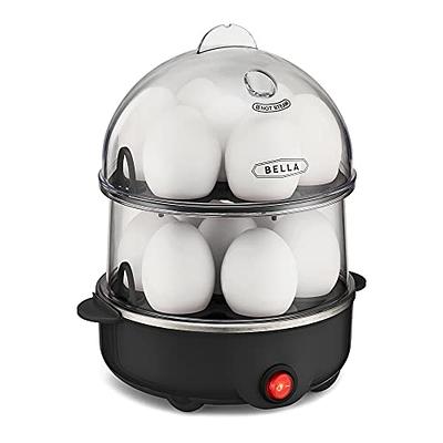  Egg Cooker Rapid Poacher Maker UP TO 14 Eggs Capacity Electric  Large Egg Boiler for Hard Boiled Eggs with Auto Shut Off Double/Single  Stack Cool Kitchen Gadgets Home Accessories (Double Stack)