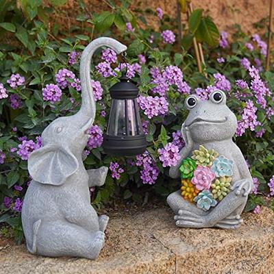 DiliComing Outdoor Garden Frog Statue - Idea Gift for Mom, Women and Kids, Outdoor  Frog Décor with 7 LED Lights, Decorative Solar Statues for Windowsill, Garden  Yard Balcony and Home - Yahoo Shopping