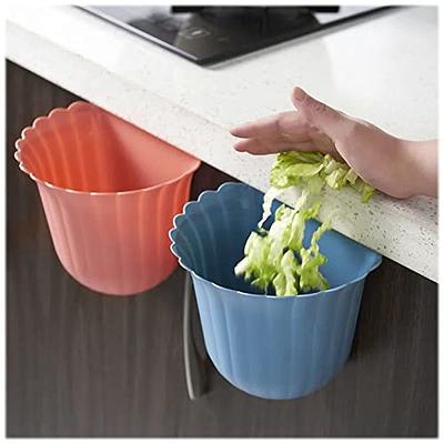 Hanging Kitchen Trash Can with Lid, Sapouni Small Compost Bin for