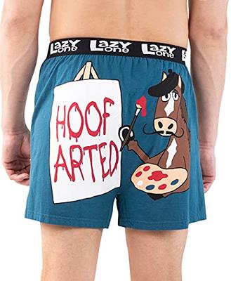 Lazy One Funny Animal Boxers, Novelty Boxer Shorts, Humorous Underwear, Gag  Gifts for Men, Horse, Painting (Hoof Arted?, LARGE) - Yahoo Shopping