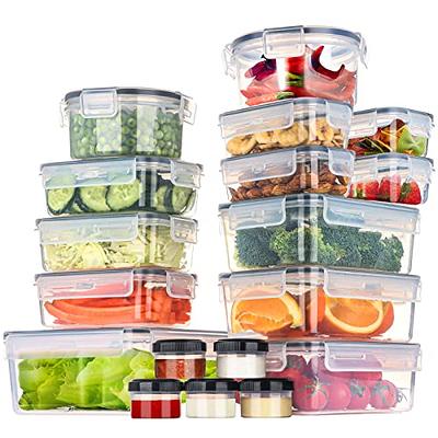 PRAKI Airtight Food Storage Containers with Lids, 12PCS Plastic Kitchen  Storage Containers for Pantry Organizers and Storage - Cereal, Rice, Flour  and