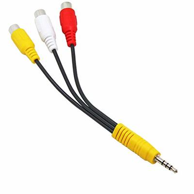 Adaptercable, y-cable RCA / MiniJack, 2