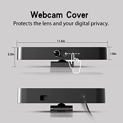 JIGA Streaming Webcam with Dual Microphone 1080P Adjustable Right Light Pro  Web Camera Advanced Auto-Focus with Tripod Zoom Camera Gaming Webcam for