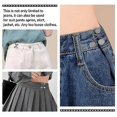 24 Pieces Jean Buttons for Loose Jeans,Pant Waist Tightener Adjustable Waist  Buckle Extender Reusable Waistband Tightener No Sewing Button Adjuster  Detachable Buttons Pins for Jeans Pants Too Big - Yahoo Shopping