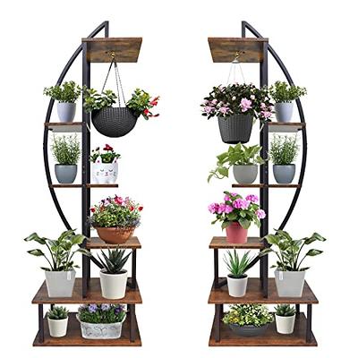  Small Folded Metal Plant Stand, 3 Pack Plant Stand Metal Potted  Flower Stands Indoor/Outdoor Garden Balcony Home Patio Flower Pot Holders（Black）  : Patio, Lawn & Garden