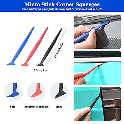 Vinyl Wrap Tool Kit Felt Squeegee Magnet Holder for Window Film