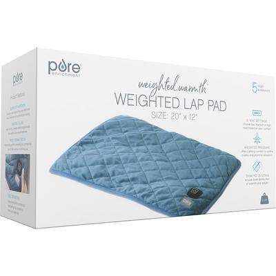 Pure Enrichment WeightedWarmth 3-in-1 Back & Neck Heating Pad, Grey