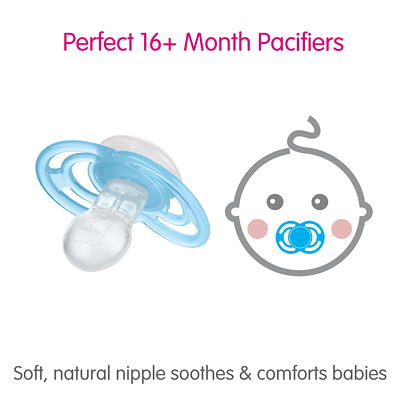 MAM Perfect Night Pacifier 2 pack, 6+ Months