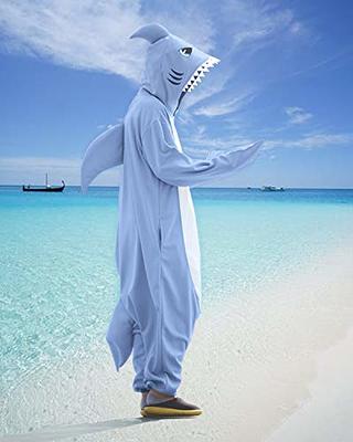 WOTOGOLD Animal Cosplay Costume New Shark Unisex Adult Pajamas Sky