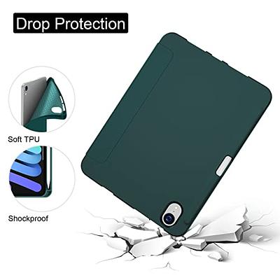 Soke New iPad Pro 12.9 Case 2022 2021(6th 5th Generation) - [Slim Trifold  Stand + 2nd Gen Apple Pencil Charging + Auto Wake/Sleep],Protective Hard PC