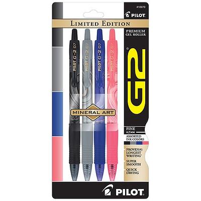 PILOT G2 Harmony Ink Collection Limited Edition Retractable Gel Pens,  0.7mm, Fine Point, Assorted Ink, 4-Pack - Yahoo Shopping