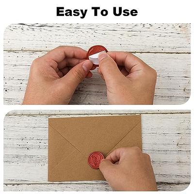 Self Adhesive Wax Seal Stickers Floral Peel and Stick Stamps Sticker for  Bridal Postage Stamps