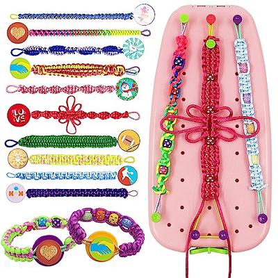 Friendship Bracelet Making Kit for Girls Age 3-12 Year Old Teen Girls  Birthday Gifts, DIY Arts and Craft Toys String Bracelets Maker Kit with  Beads 
